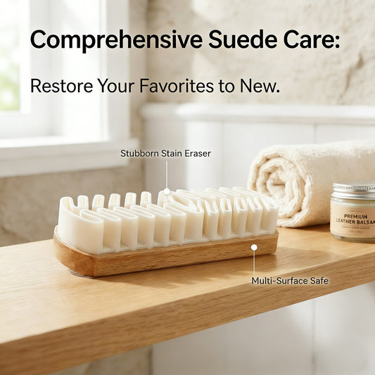 Harozen® Compact and Lightweight Eraser Suede Care Brush