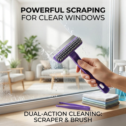 Harozen® Multi-Purpose Cleaning Brush – Stiff Bristle Scrubber