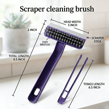 Harozen® Multi-Purpose Cleaning Brush – Stiff Bristle Scrubber