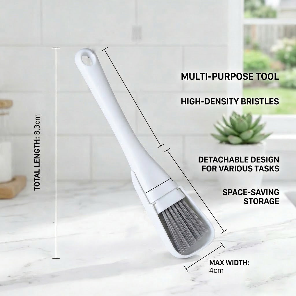 Harozen® Mini Brush & Dustpan Set – Compact Desktop Cleaning Tool