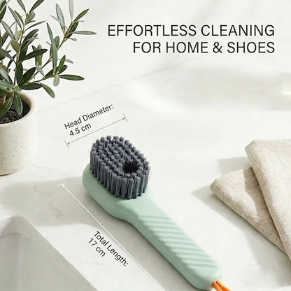 Harozen® 2Pcs Soap Dispensing Shoe Brush – Multi-Purpose Cleaning Tool